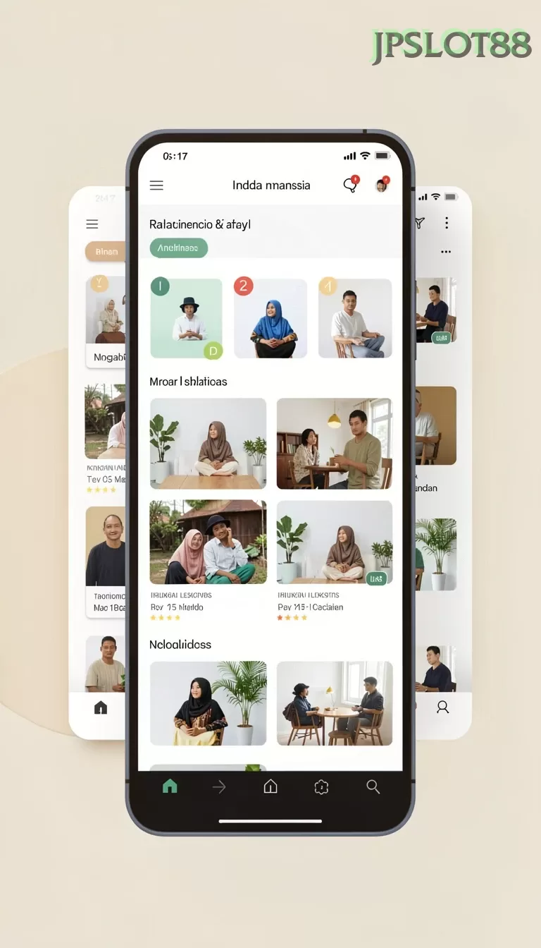 Cuplikan layar SK789 — menu navigasi
